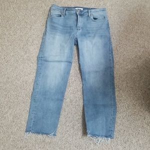 STS Blue Caroline mid rise ankle length straight leg denim jeans